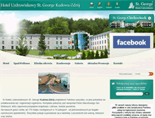 Tablet Screenshot of kudowa.st-george.pl
